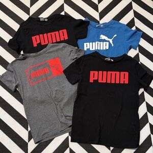 4 Puma Kids Short Sleeve Tees